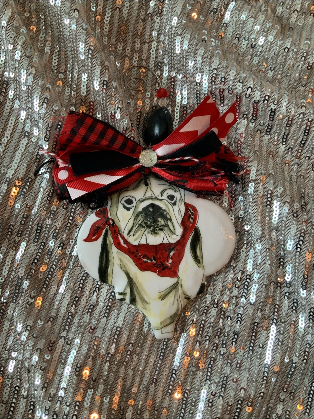 University of Georgia Themed Ornament